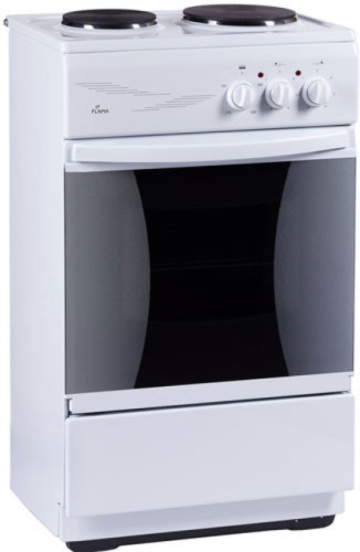 картинка электрическая плита flama ce 3201 w ( 2-х  комф) от магазина Tovar-RF.ru