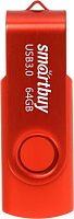 картинка usb-флэш smartbuy (sb064gb3twr) ufd 3.0/3.1 064gb twist red красный от магазина Tovar-RF.ru