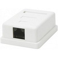 картинка gembird na212  розетка  rj-45 кат.5e внешняя 1 порт, 110&krone от магазина Tovar-RF.ru