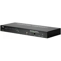 картинка aten cs1708i-d(f)(e)(-at-gi) переключатель, электрон., kvm, 1 local user ps2/usb+vga+1 ip user => 8 cpu ps2/usb+vga, со шнурами ps/2 1.8м/usb 1.8м., 1600x1200 удал.конс/2048x1536 локал.конс, 1u 19" от магазина Tovar-RF.ru