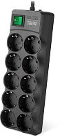 картинка Сетевой фильтр SVEN SF-10E-16 3,0 м (10 розеток) черный от магазина Tovar-RF.ru