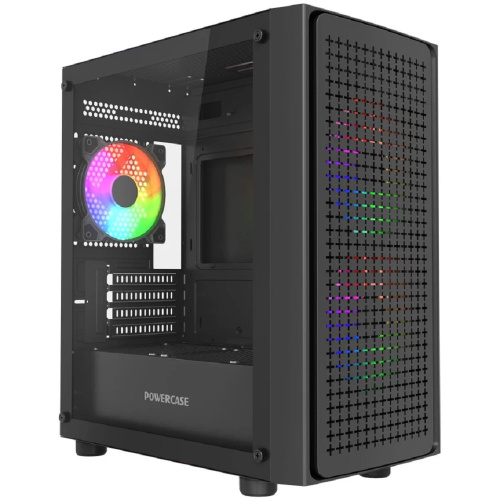 картинка Powercase Mistral Micro EM20, Tempered Glass, 2x140mm + 1x120mm FRGB fan, чёрный, mATX (CMMEM20B-L3) магазин Tovar-RF.ru являющийся официальным дистрибьютором в России картинка Powercase Mistral Micro EM20, Tempered Glass, 2x140mm + 1x120mm FRGB fan, чёрный, mATX (CMMEM20B-L3) от магазина Tovar-RF.ru