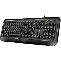 картинка клавиатура genius smart kb-118, {черный, проводная, usb, 104 клавиши, регулировка наклона} [31310051402] от магазина Tovar-RF.ru
