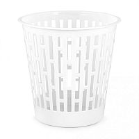 картинка Корзина АЛЬТЕРНАТИВА М8214 для мусора Матрица 9л (белый) от магазина Tovar-RF.ru