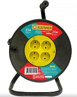 картинка Удлинитель КАЛИБР на катушке УСК2-4-25 (2х2,5) от магазина Tovar-RF.ru