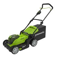 картинка Greenworks G24X2LM41 Газонокосилка аккумуляторная, 2*24V, 41 см, без АКБ и ЗУ [2512607] от магазина Tovar-RF.ru