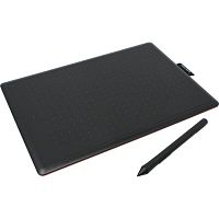 картинка графический планшет wacom one by medium usb черный/красный [ctl-672-n] от магазина Tovar-RF.ru