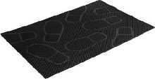 картинка Коврик VORTEX 22462 Коврик придверный 40*60см черный Следы от магазина Tovar-RF.ru