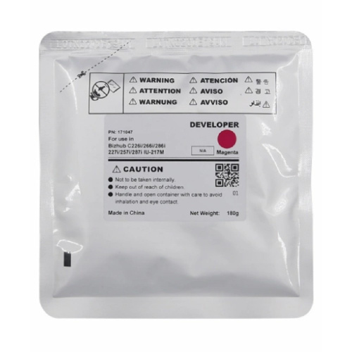 картинка девелопер iu-217m-developer для konica minolta bizhub c227i/c257i/c287i (cet) magenta, 180г, 90000 с магазин Tovar-RF.ru являющийся официальным дистрибьютором в России картинка девелопер iu-217m-developer для konica minolta bizhub c227i/c257i/c287i (cet) magenta, 180г, 90000 с от магазина Tovar-RF.ru