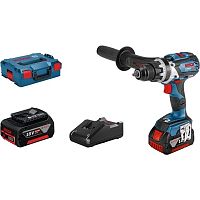 картинка Bosch GSR 18V-110C Акк. шур. [06019G010C] { 2х5.0 А*ч, ЗУ } от магазина Tovar-RF.ru