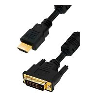 картинка 5bites apc-073-030 кабель  hdmi m /  dvi m (24+1) double link, зол.разъемы, ферр.кольца, 3м. от магазина Tovar-RF.ru