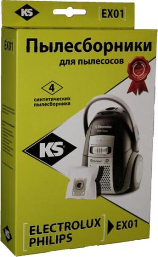 картинка пылесборники ks ex-01 синтетика комл. 4шт. магазин Tovar-RF.ru являющийся официальным дистрибьютором в России картинка пылесборники ks ex-01 синтетика комл. 4шт. от магазина Tovar-RF.ru