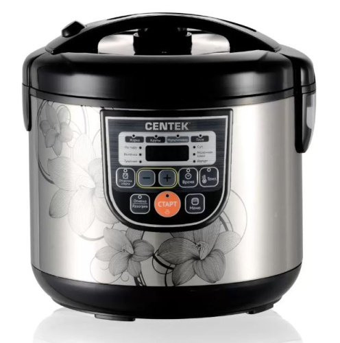 картинка мультиварка centek ct-1498 серебристый/черный магазин Tovar-RF.ru являющийся официальным дистрибьютором в России картинка мультиварка centek ct-1498 серебристый/черный от магазина Tovar-RF.ru