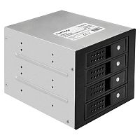 картинка exegate ex291657rus корзина для hdd exegate hs435-02 (универсальная, на 4*3,5"/2.5" sata hdd, занимает 3*5,25" отсека, rtl) от магазина Tovar-RF.ru