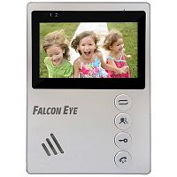 картинка falcon eye vista видеодомофон: дисплей 4,3" tft; механические кнопки; подключение до 2-х вызывных панелей;  osd меню; питание ac 220в (встроенный бп) или от внешнего бп dc 12в от магазина Tovar-RF.ru