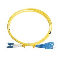 картинка hyperline fc-d2-9-lc/ur-sc/ur-h-2m-lszh-yl (fc-9-lc-sc-upc-2m) патч-корд волоконно-оптический (шнур) sm 9/125 (os2), lc/upc-sc/upc, duplex, lszh, 2 м от магазина Tovar-RF.ru