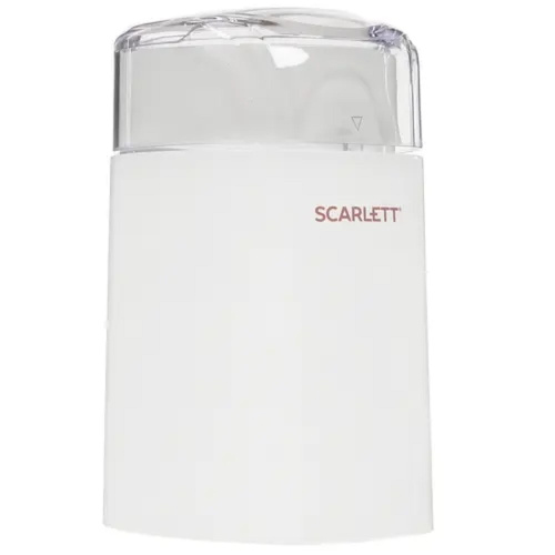 картинка кофемолка scarlett sc-cg44506, белый магазин Tovar-RF.ru являющийся официальным дистрибьютором в России картинка кофемолка scarlett sc-cg44506, белый от магазина Tovar-RF.ru