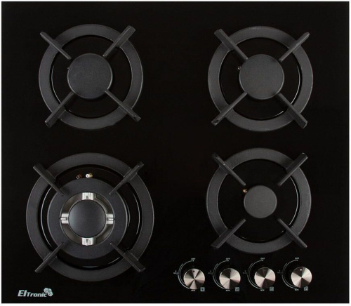 картинка варочная панель eltronic (33-04) 4 конфорки , черный от магазина Tovar-RF.ru