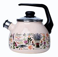 картинка Чайник APPETITE 4с209я Эдем эмал 3,0л со свистком от магазина Tovar-RF.ru