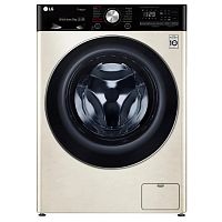 картинка стиральная машина lg f4v5vs9b класс: a загр.фронтальная макс.:9кг бежевый от магазина Tovar-RF.ru