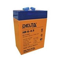 картинка delta hr 6-4.5 (4.5 а\ч, 6в) свинцово- кислотный аккумулятор   от магазина Tovar-RF.ru