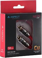 картинка aspect rca-nl2.05, neon line, коаксиал, ofc, 2 экрана, 2rca-2rca, 0.5м от магазина Tovar-RF.ru