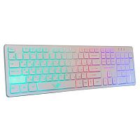 картинка dialog gan-kata клавиатура kgk-17u white - игровая с rgb-подсветкой, usb, белая              от магазина Tovar-RF.ru