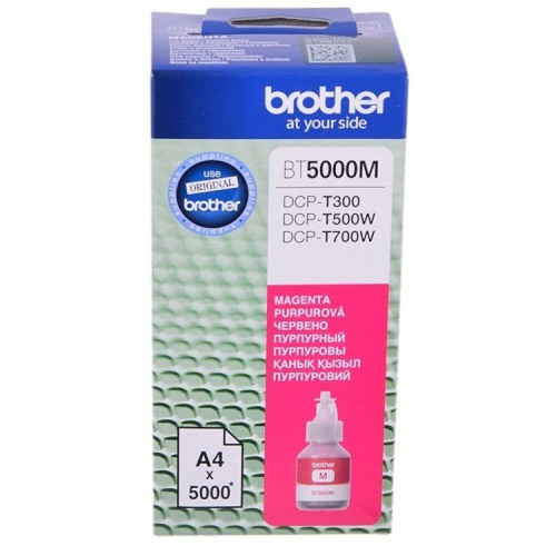 картинка brother bt5000m чернила, magenta dcpt300/500w/700w (41,8мл, 5000стр) магазин Tovar-RF.ru являющийся официальным дистрибьютором в России картинка brother bt5000m чернила, magenta dcpt300/500w/700w (41,8мл, 5000стр) от магазина Tovar-RF.ru