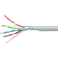 картинка cablexpert fpc-6057-4-cu/100 кабель cablexpert (ru) ftp indoor 4x2x0.57, медный, кат.6, однож., 100м, box, серый от магазина Tovar-RF.ru