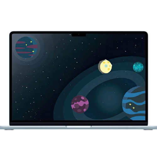 картинка apple macbook air 15-inch 2024 [mc7a4ll/a] (клав.рус.грав.) sky blue 15.3" liquid retina {(2880x1864) m4 8c cpu 10c gpu/16gb/256gb ssd/рекоменд.переходник 1991284} (a3241) (сша) от магазина Tovar-RF.ru