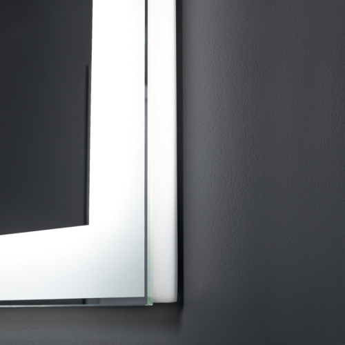картинка Зеркало KVADRO, 80x85 см, инфракрасный выключатель, LED-подсветка магазин Tovar-RF.ru являющийся официальным дистрибьютором в России фото 2 картинка Зеркало KVADRO, 80x85 см, инфракрасный выключатель, LED-подсветка от магазина Tovar-RF.ru фото 2