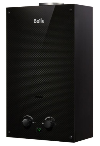 картинка водонагреватель газ. ballu gwh 10 fiery glass carbon от магазина Tovar-RF.ru