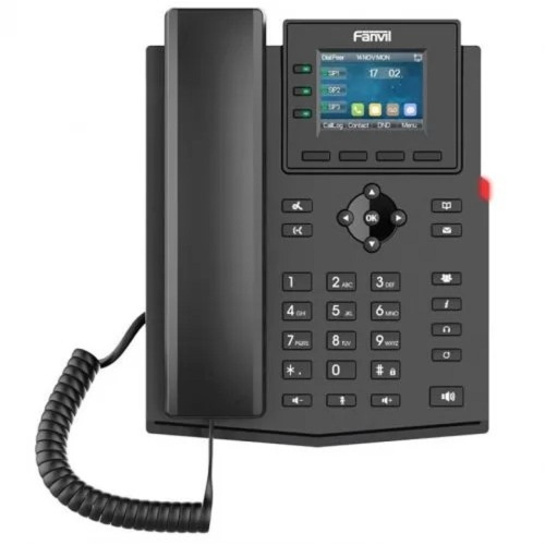 картинка fanvil x303p  c б/п черный sip телефон от магазина Tovar-RF.ru