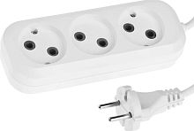 картинка Удлинитель СИБИН Удлинитель электрический, ПВС сечение 0,75кв мм, 3 гнезда, макс мощн 1300Вт, 5м 55031-5 от магазина Tovar-RF.ru