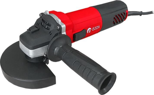 картинка Машина шлифовальная угловая EDON AG-125/1000D черный/красный 19906 1000Вт, 125мм от магазина Tovar-RF.ru