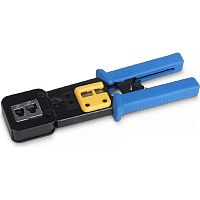 картинка cabeus ht-376z инструмент обжимной для коннекторов быстрой установки rj-45 (8р8с), rj-11/12 (6р6с, 6р4с, 6р2с), профессиональный, с храповым механизмом от магазина Tovar-RF.ru