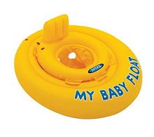 картинка круг для плавания intex круг надувной для плавания с сидением 70 см. . новинка (в коробке) арт. 56585euот магазина Tovar-RF.ru