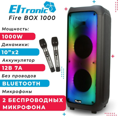 картинка колонка eltronic (20-61) fire box 1000 - колонка 10 от магазина Tovar-RF.ru