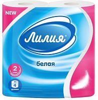 картинка Бумажные изделия АРТПЛАСТ (49417) 2 сл х 4 рул - ЛИЛИЯ - Россия СГТ13775 от магазина Tovar-RF.ru