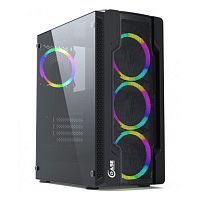 картинка powercase cmixb-l4 корпус mistral x4 mesh led, tempered glass, 4x 120mm fan, чёрный, atx  (cmixb-l4) от магазина Tovar-RF.ru