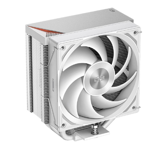 картинка кулер для процессора/ pccooler rz500 wh (250w, 4-pin pwm, 155mm, al/cu, 5x6mm, 1x120mm, 86.73cfm, 32dba, 2200rpm, s: 1851/1700/1200/115x, am5/am4, white) от магазина Tovar-RF.ru