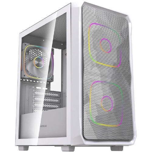 картинка Powercase Корпус Mistral SM06 ARGB, Tempered Glass, 3x120mm ARGB PWM fans, белый, mATX (CMMSM06W-A3) магазин Tovar-RF.ru являющийся официальным дистрибьютором в России картинка Powercase Корпус Mistral SM06 ARGB, Tempered Glass, 3x120mm ARGB PWM fans, белый, mATX (CMMSM06W-A3) от магазина Tovar-RF.ru