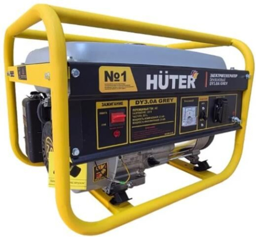картинка HUTER Электрогенератор DY3.0A Grey от магазина Tovar-RF.ru