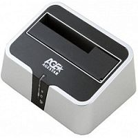 картинка agestar 3ubt2 usb 3.0 докстанция 2x2.5"/3.5" sata hdd/ssd usb3.0, серебристо-черная (581225) от магазина Tovar-RF.ru
