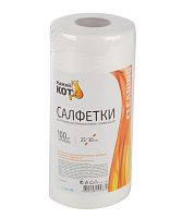 картинка Салфетка РЫЖИЙ КОТ Салфетки из спанлейса в рулоне с перфорацией 25*30см, 100шт. (002925) от магазина Tovar-RF.ru