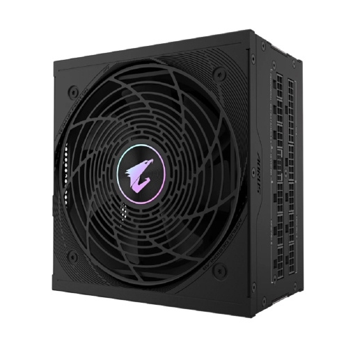 картинка блок питания пк gigabyte ae850pm pg5 850w, 80plus, platinum, полностью модульный, pcie gen 5.1, atx 3.0 compatible. от магазина Tovar-RF.ru