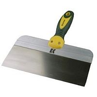 картинка Шпатель KRAFTOOL фасадный с двухкомпонентной ручкой, нержавеющее полотно, 180мм[10036-180] от магазина Tovar-RF.ru
