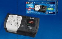 картинка Стабилизатор UNIEL (09622) U-ARS-1000/1 серия Standard - Expert 1000 ВА от магазина Tovar-RF.ru