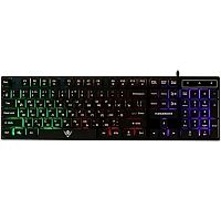 картинка клавиатура kg-23u black nakatomi gaming - игровая с rgb-подсветкой, usb, черная  от магазина Tovar-RF.ru