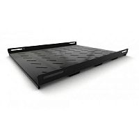 картинка hyperline tsh3h-650-ral9004 полка стационарная усиленная, глубина 650 мм, с боковым креплением, нагрузка до 100 кг, для шкафов серии ttb, ttr, ttc2, 485х650мм (шхг), цвет черный (ral 9004) от магазина Tovar-RF.ru